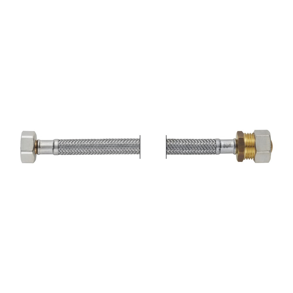 PROFLEX Slang flexibel 15 mm knelkoppeling x 1/2'' binnendraad DN8 lengte: 45 cm-761129