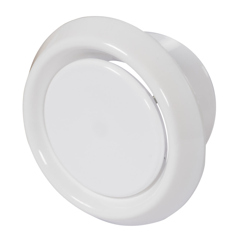 Sanivesk Luchtventiel Kunststof Wit Ø100mm-764272