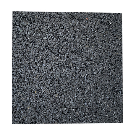 Tegeldrager rubber mat 10x10x1 cm zwart-764434