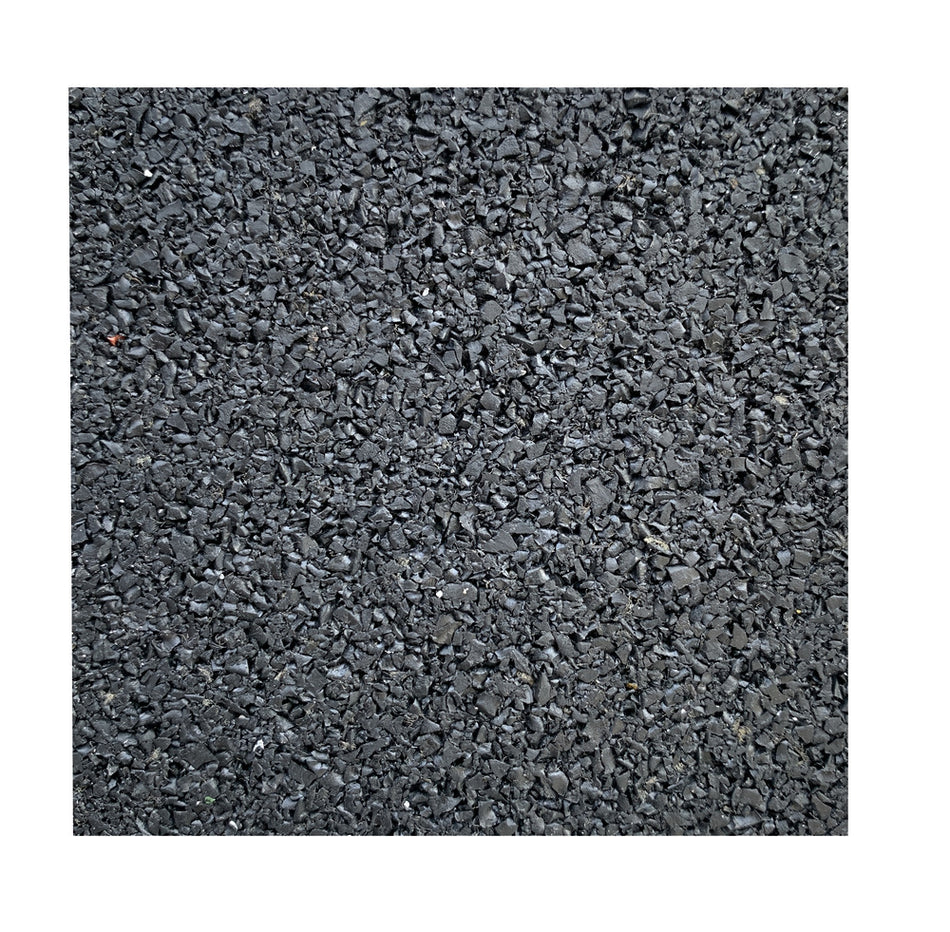 Tegeldrager rubber mat 10x10x1 cm zwart-764434