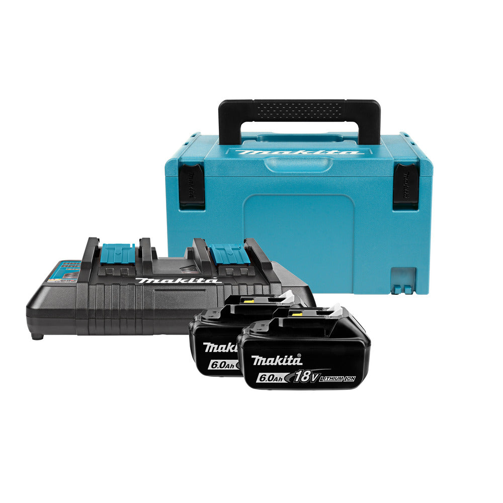 Makita Startset LXT DC18RD + 2x BL1860B-764655