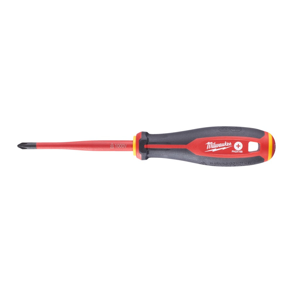 Milwaukee Tri-Lobe VDE Schroevendraaier PH2 x100-764877