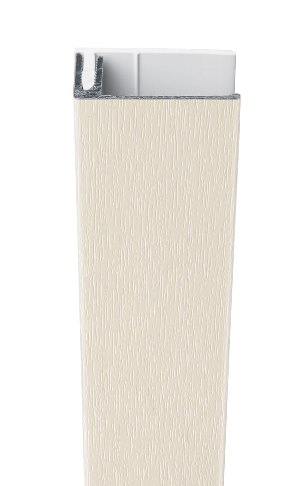 Protex Urban Eindprofiel Aluminium/PVC Zuiverwit 3000mm-765598