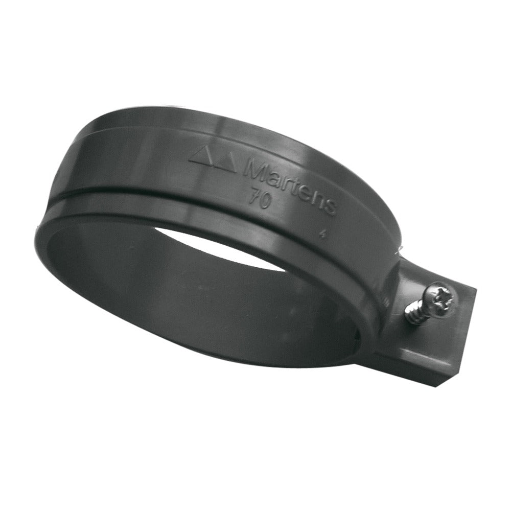 Martens Ophangbeugel kunststof 80 mm antraciet voor  PVC buis HWA-765929