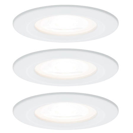 Paulmann Inbouwspot Nova Wit Rond 6,5W IP44 3st-766710
