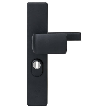 Nemef Veiligheidsbeslag Knop-Kruk SKG*** Aluminium Zwart 3415-55mm-766876