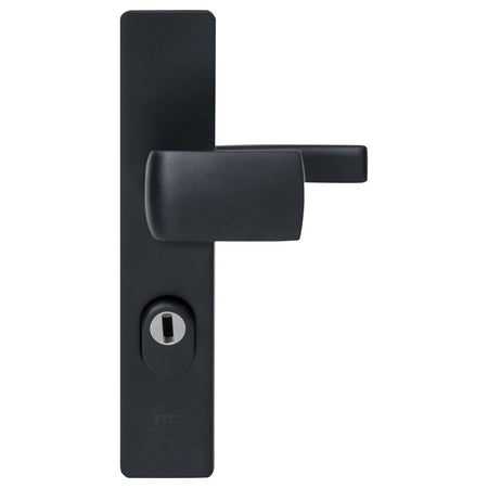Nemef Veiligheidsbeslag Knop-Kruk SKG*** Aluminium Zwart 3415-72mm-766877