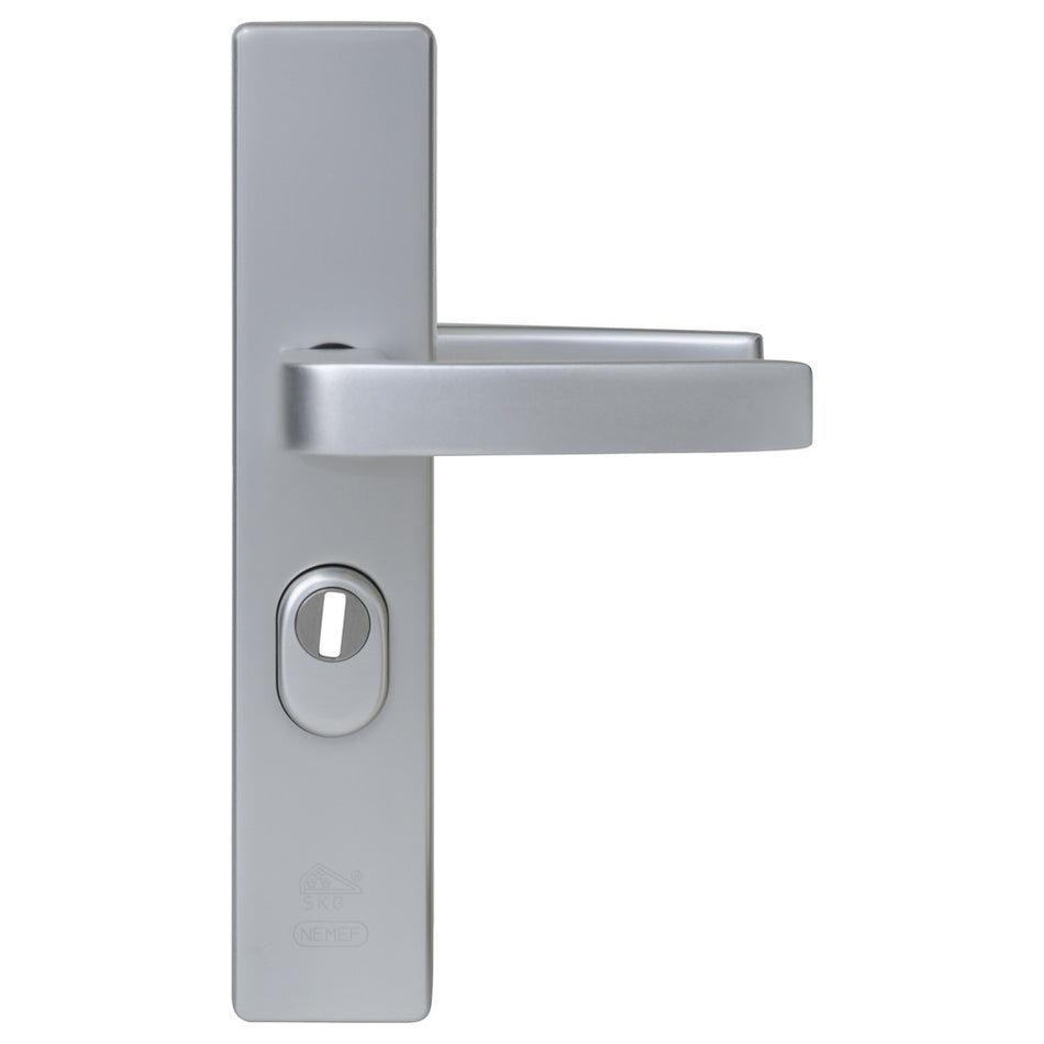 Nemef Veiligheidsbeslag Kruk-Kruk SKG*** Aluminium Grijs 3417-55mm-766878