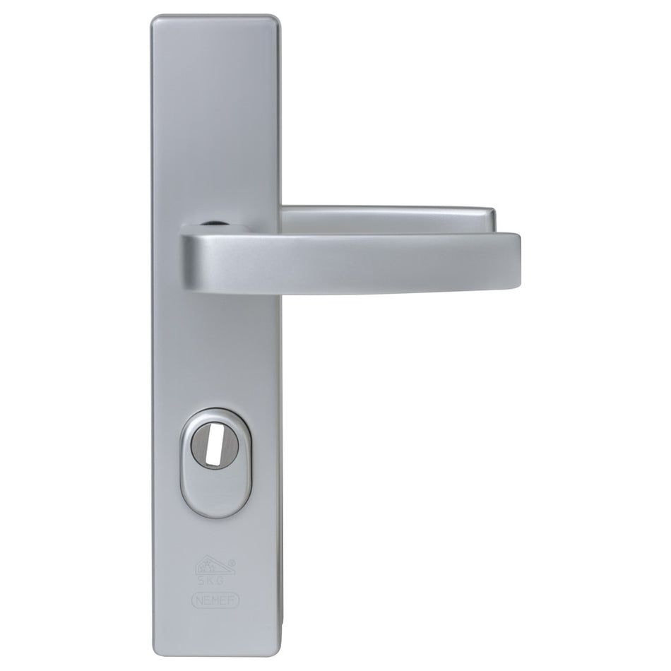 Nemef Veiligheidsbeslag Kruk-Kruk SKG*** Aluminium Grijs 3417-72mm-766879