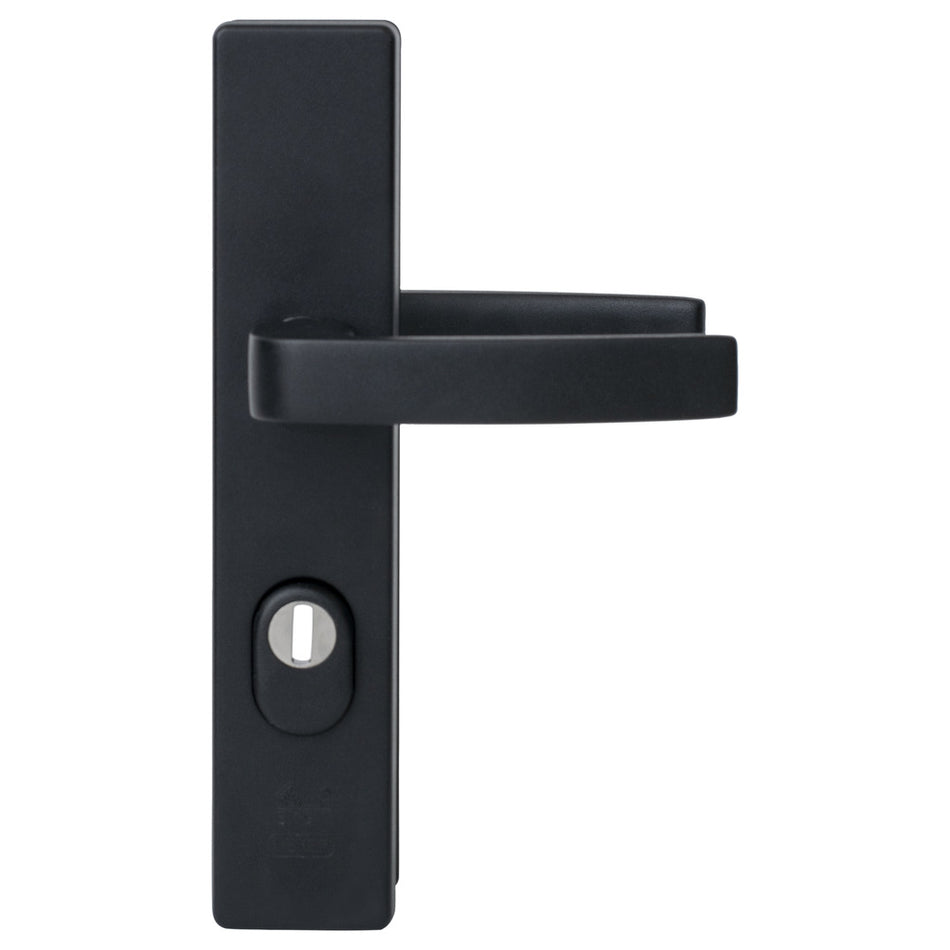 Nemef Veiligheidsbeslag Kruk-Kruk SKG*** Aluminium Zwart 3417-72mm-766881
