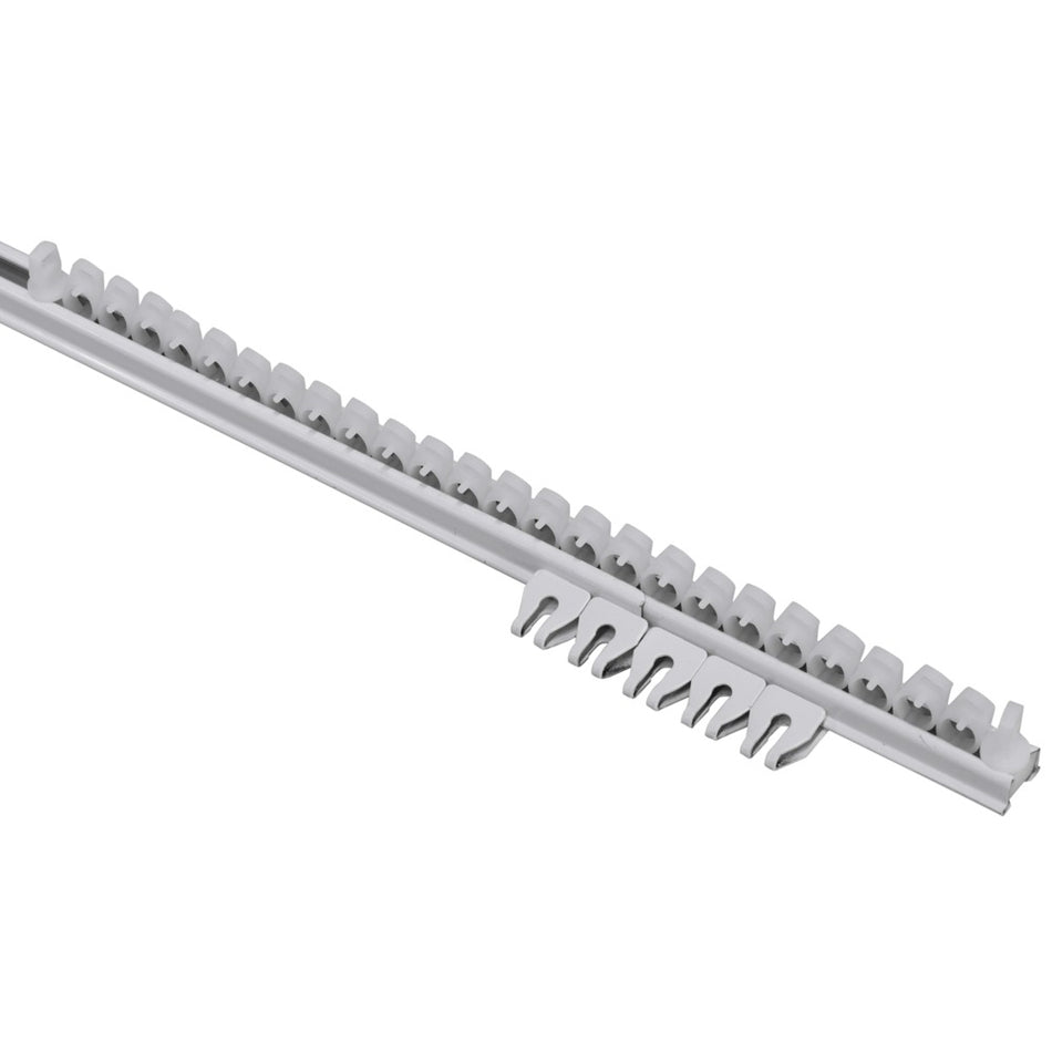 Intensions Gordijnrails complete set 260-500 cm PLUS rail wit-767166