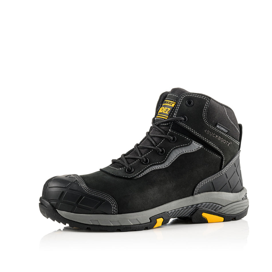 Buckbootz Veiligheidsschoen Blitz S3 Leer Zwart-768090