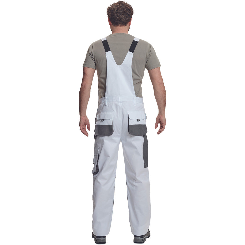 CERVA Bretelbroek Carl Wit/Grijs-768865