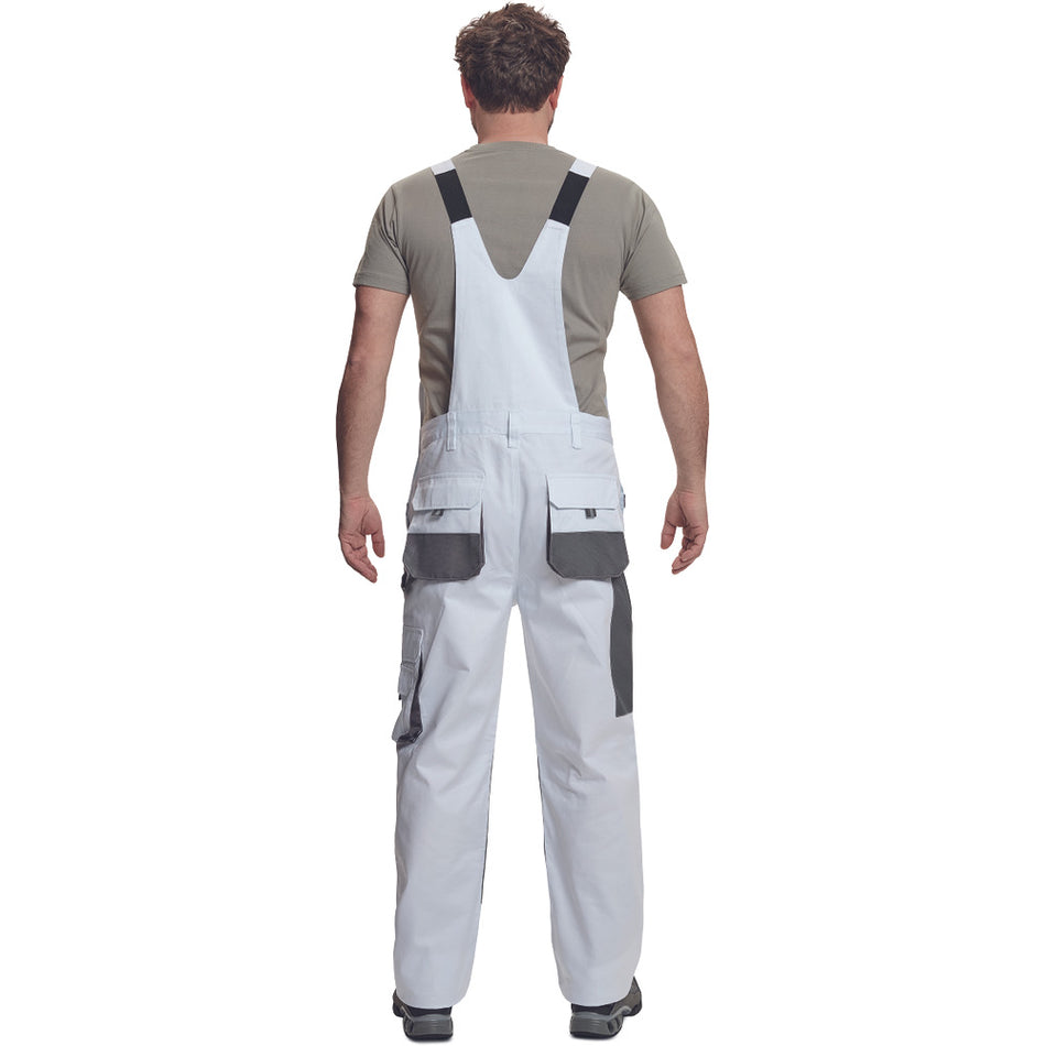 CERVA Bretelbroek Carl Wit/Grijs-768879