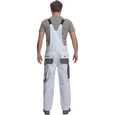 CERVA Bretelbroek Carl Wit/Grijs-768881