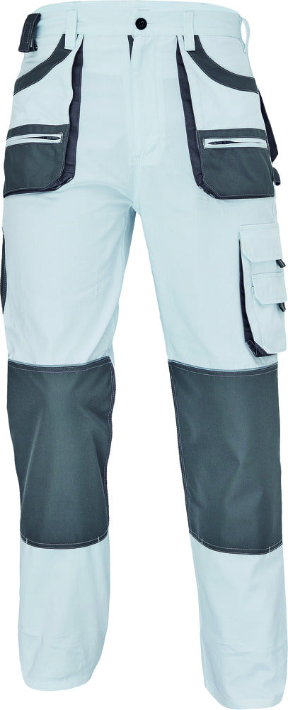 CERVA Werkbroek Carl Wit/Grijs-769008