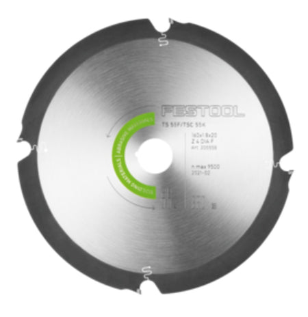 Festool Diamant-cirkelzaagblad DIA F4 Abrasive Materials 160x1,8x20mm-771272