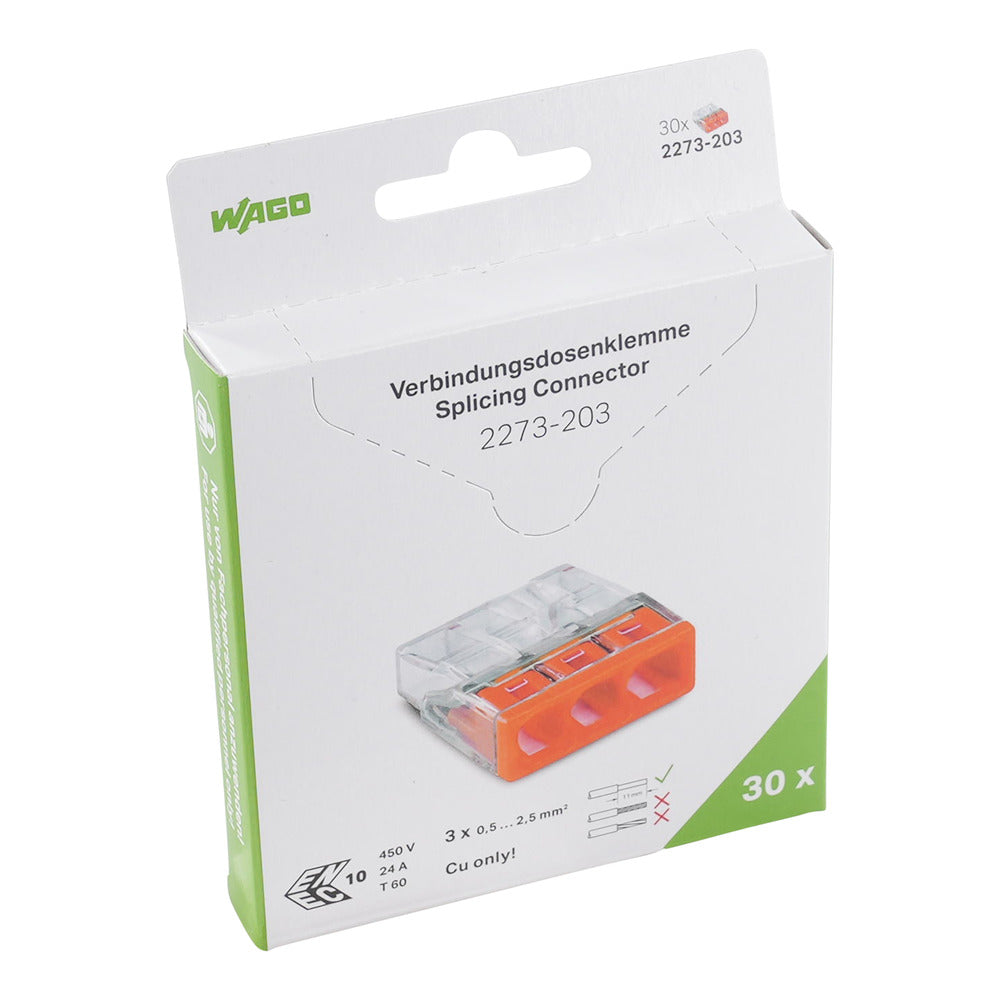Wago Lasklem 2273-203 3-Voudig Compact 450V-771281