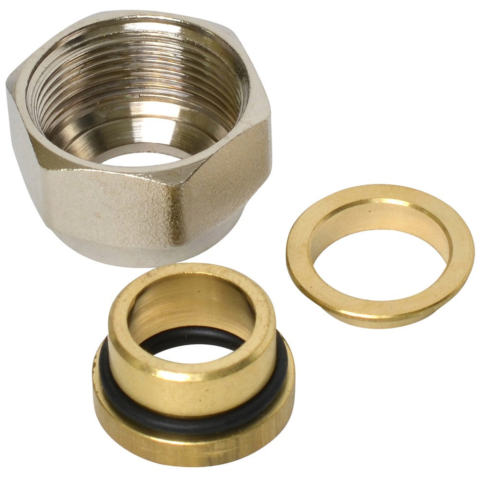 SaniFit Aansluitkoppeling CV Chroom M24 2st-771306