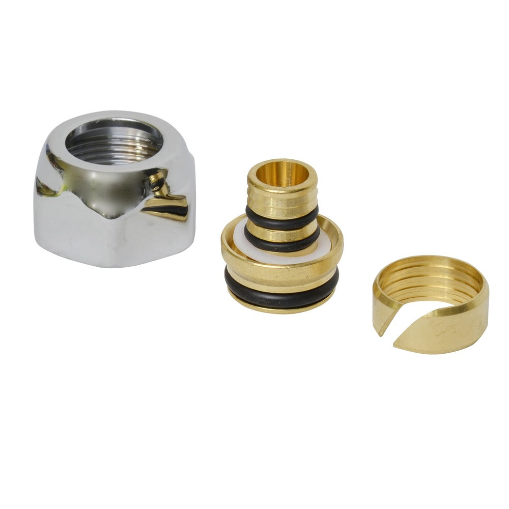 SaniFit Aansluitkoppeling CV Chroom M24 2st-771323