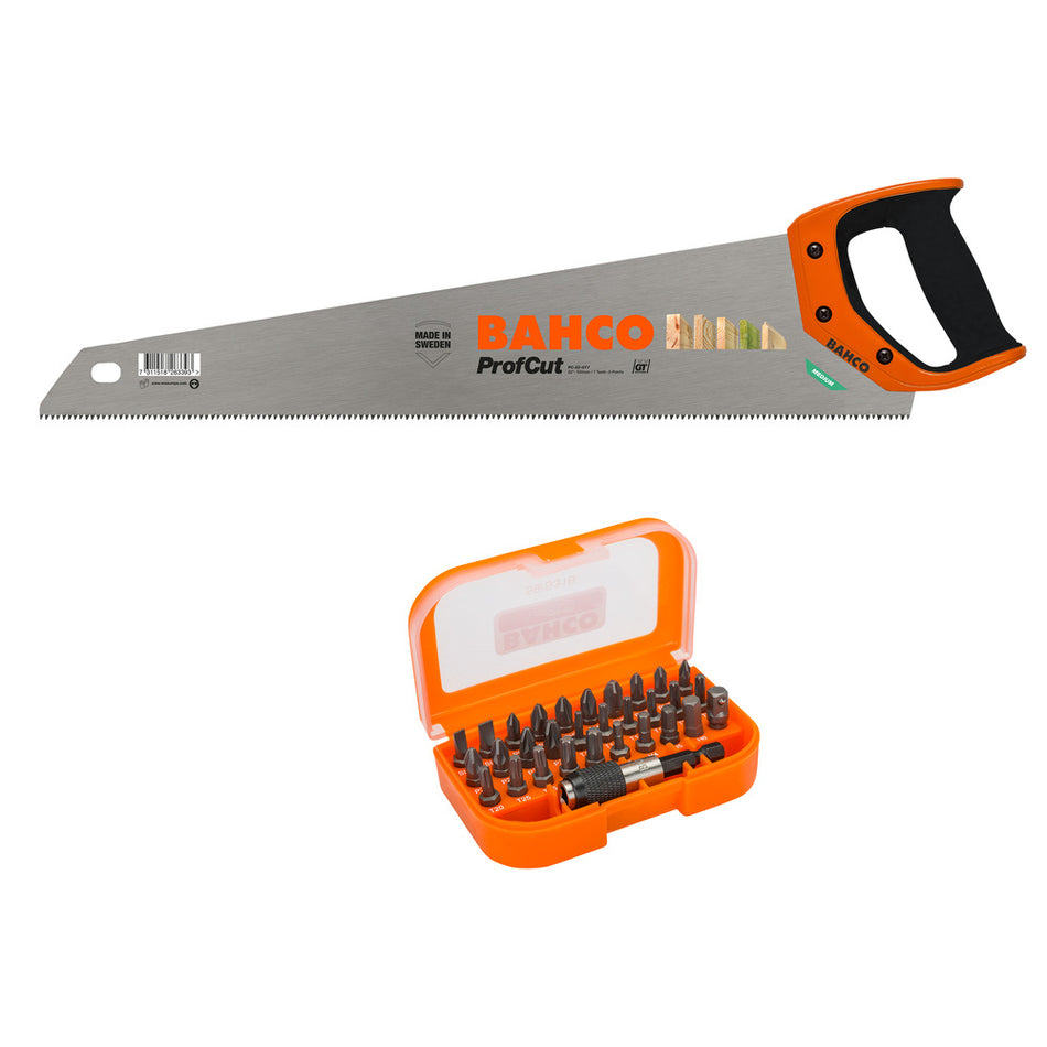 Bahco Handzaag + Bitset 31 delig-771381