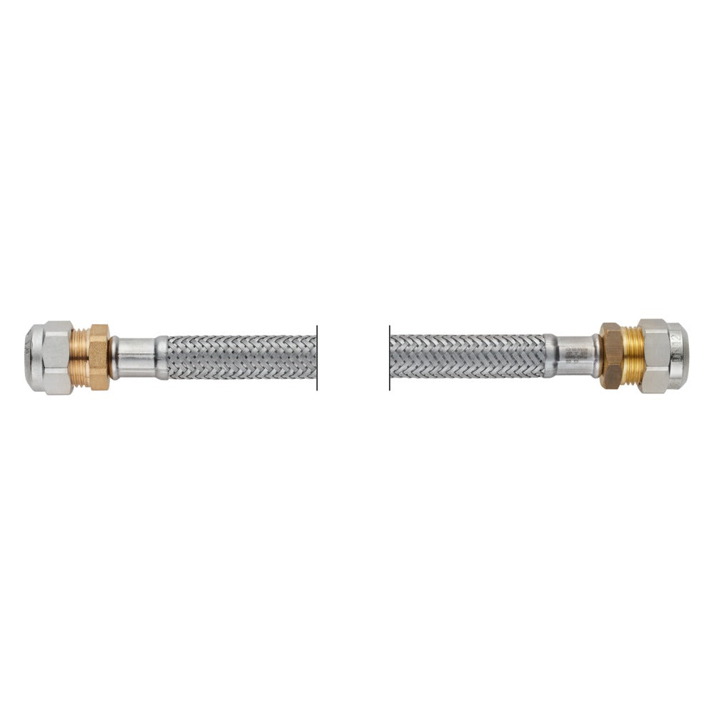 Proflex Flexibele slang DN8 knelkopp. 1-delige tweezijdig 3/8" / 10 MM X 3/8" / 12 MM 30 CM-771404