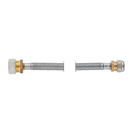 Proflex Flexibele slang DN8 knelkopp. 1-delige tweezijdig 3/8" / 10 MM X 1/2" / 15 MM 30 CM-771405