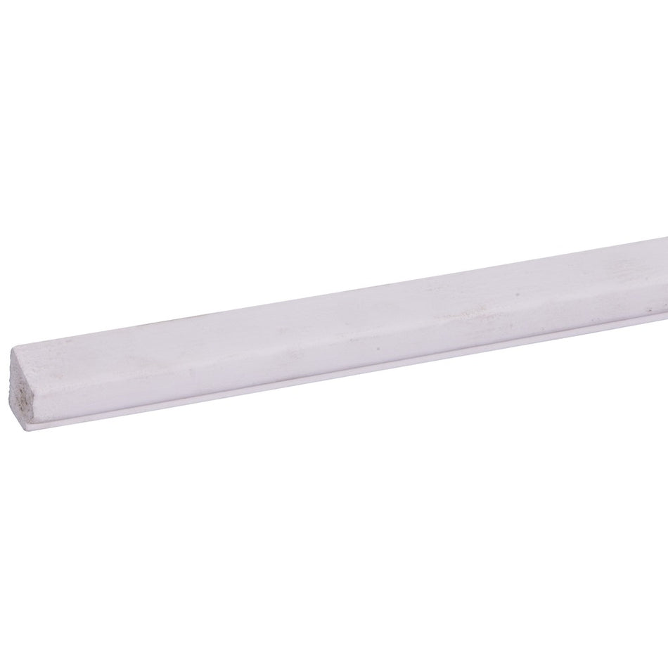 Glaslat Hardhout Wit Gegrond Met Sponning 17x15x2700mm FSC Mix 70%-771938