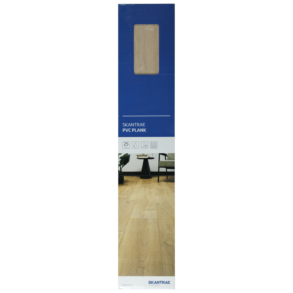 Skantrae PVC vloer Plank XB 4+1mm licht eiken 23,2x123,5cm 2,29m2-772046