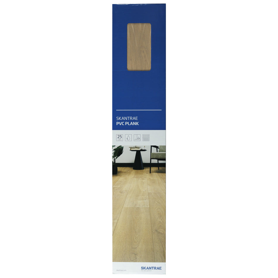 Skantrae PVC vloer Plank XB 4+1mm warm eiken 23,2x123,5cm 2,29m2-772047