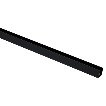 U-profiel Aluminium Zwart-772074