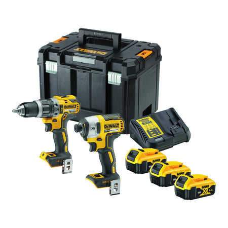DeWALT Voordeelset DCK266P3T-QW 18V XR Schroef-/Klopboormachine + Slagschroevendraaier 3x5.0Ah in TSTAK-772205