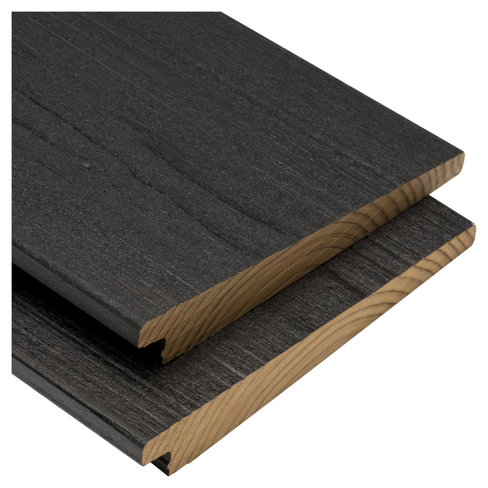 Modiwood Colour Zweeds Rabat XL RAL9005 20x185x4200mm 4st 70% PEFC-773313