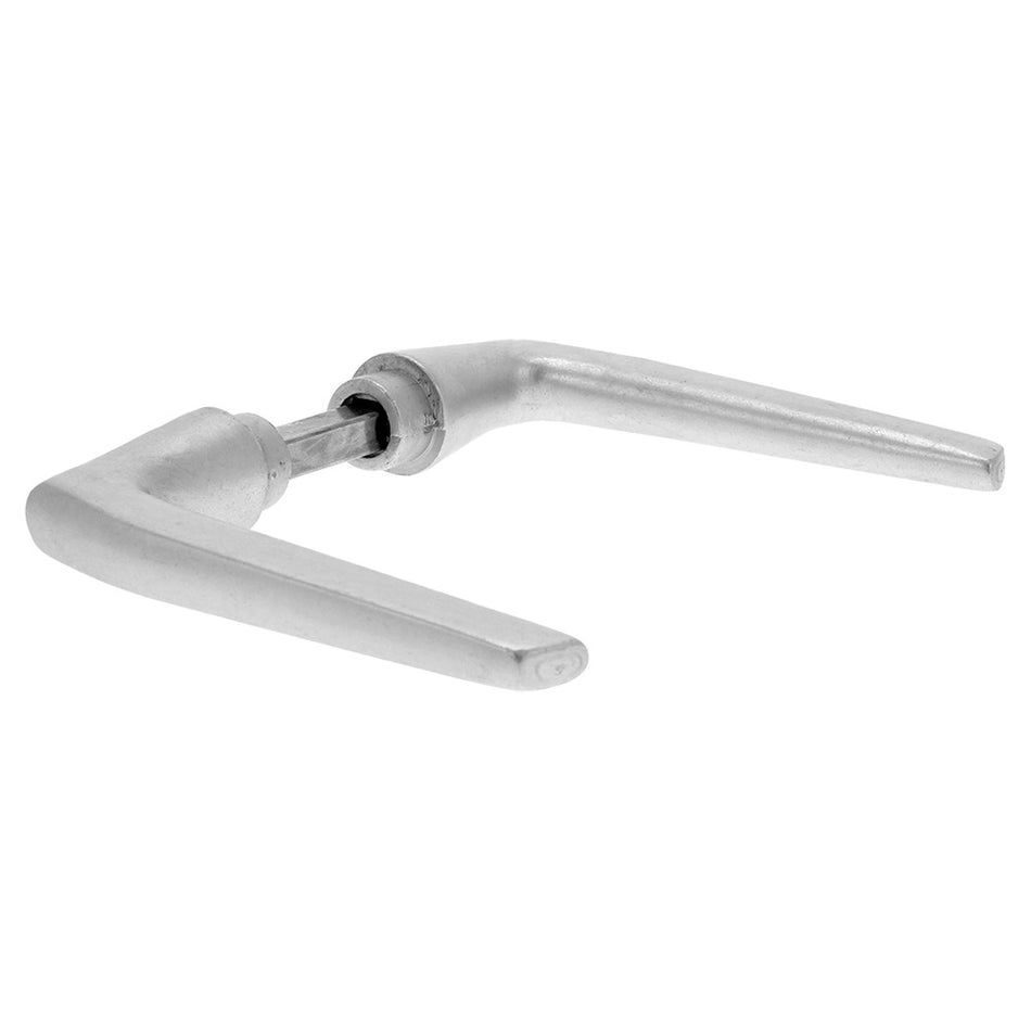 Bouwmaat Deurkruk Duim Aluminium F1-773814