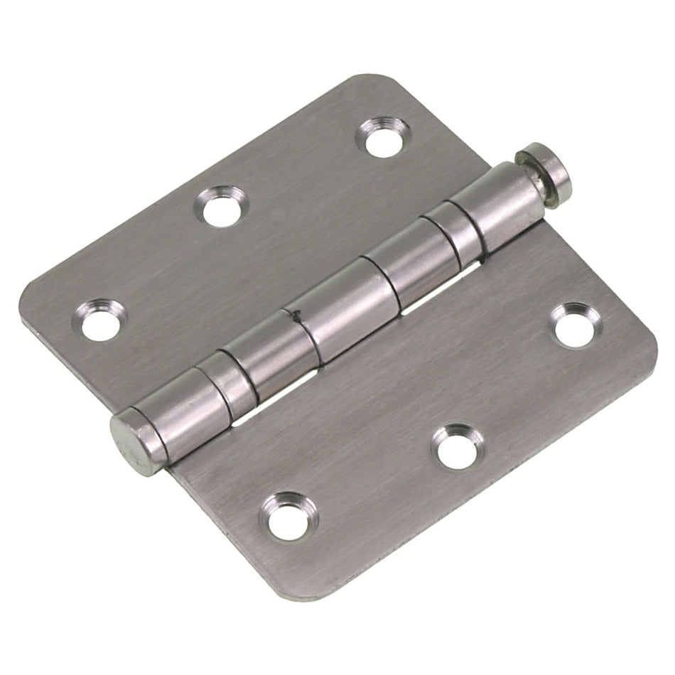 Bouwmaat RVS Kogelscharnier Ronde Hoek 76x76mm-773833