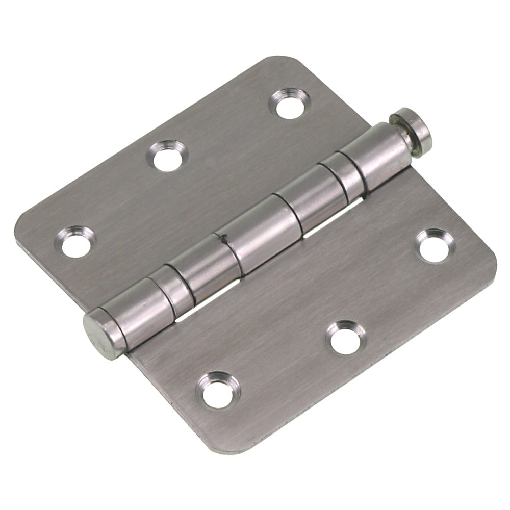 Bouwmaat RVS Kogelscharnier Ronde Hoek 89x89mm-773834