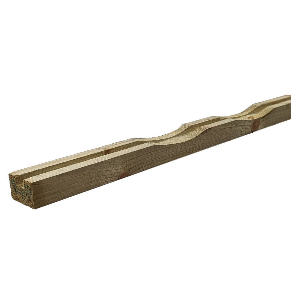Vuren Ventilatielat Geimpregneerd 28x45x4200mm FSC Mix 70%-775389