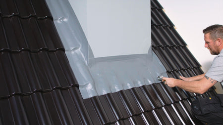 Ubbink Ubiflex Loodvervanger Finio Zwart 40cm x 5m-775836