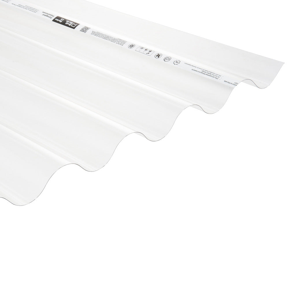 Owomak Golfplaat 177/51 Polycarbonaat Helder Breedte 110cm-775840