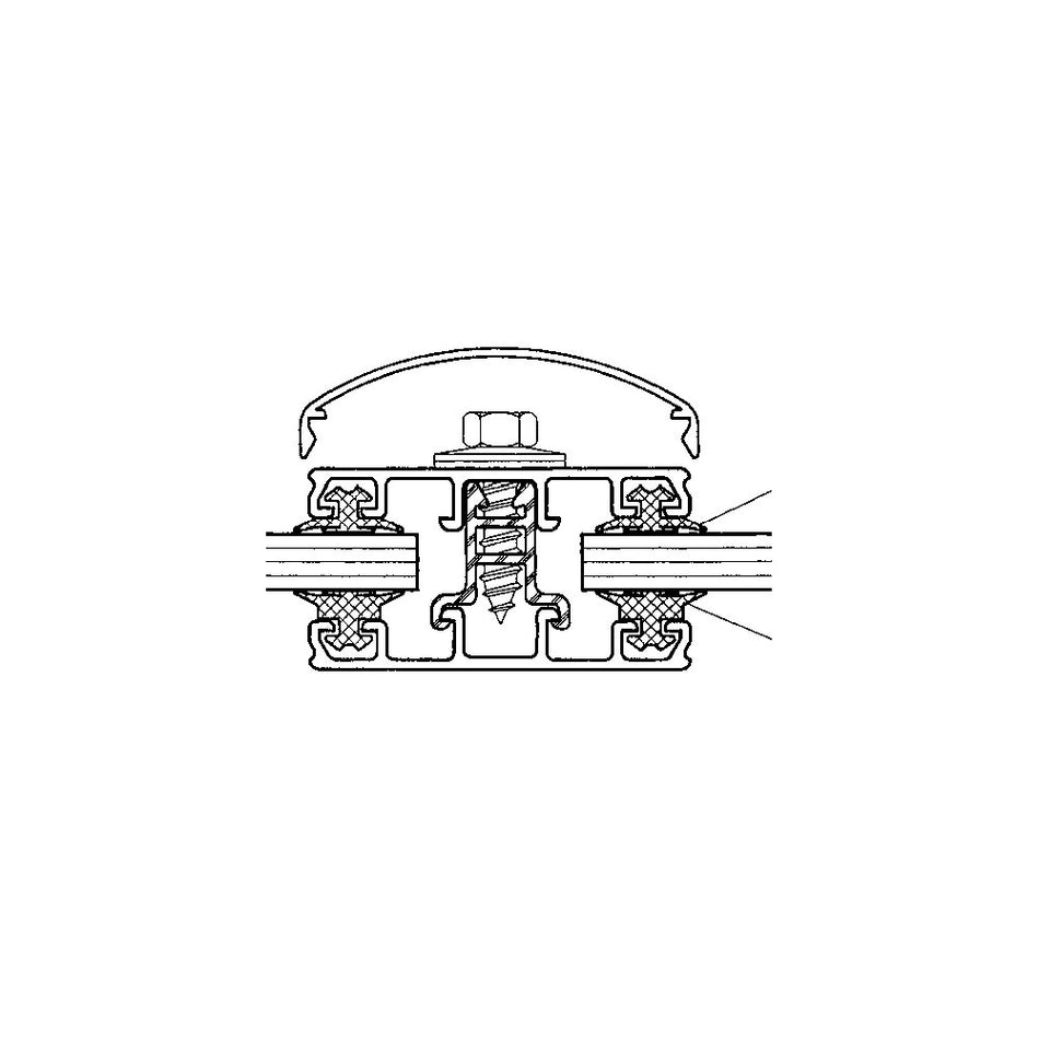 ALWO Thermo Middenprofielset 3m-775843