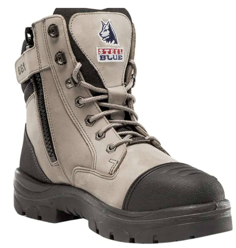 Steel Blue Veiligheidsschoen Southern Cross Zip S3 Grijs-776124