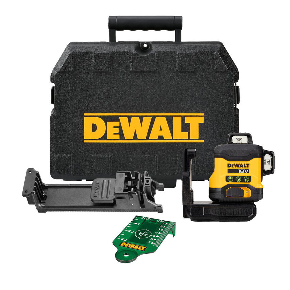DeWALT Compact Groene Kruislijnlaser 3x360° DCLE34031N-XJ 18V-776132