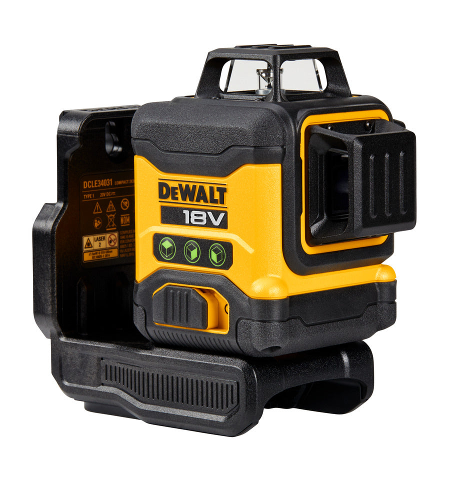 DeWALT Compact Groene Kruislijnlaser 3x360° DCLE34031N-XJ 18V-776132