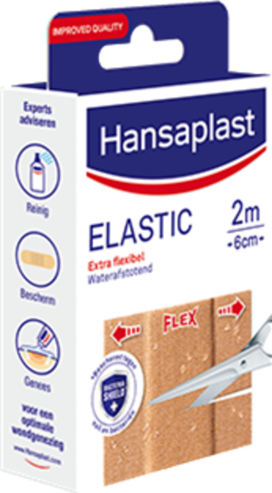 Hansaplast Pleister Elastisch 6cm x 2m-778810