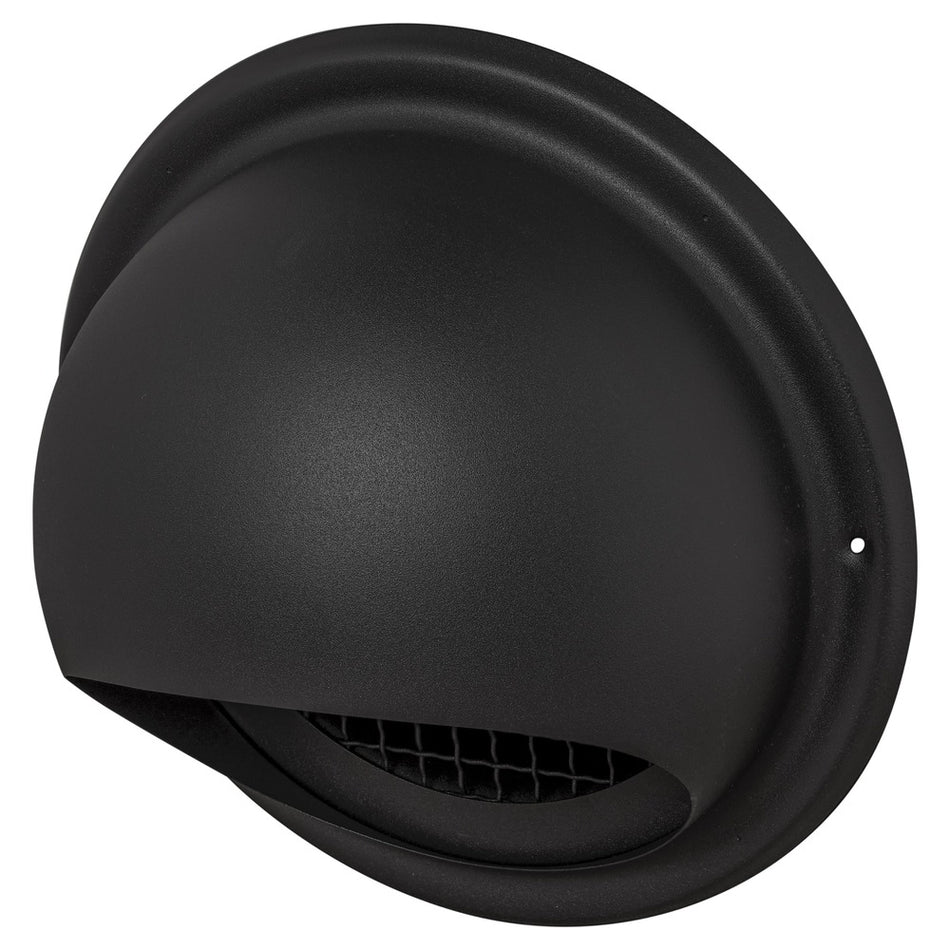 Sanivesk Overdrukrooster RVS Zwart Bol Ø100mm-779881