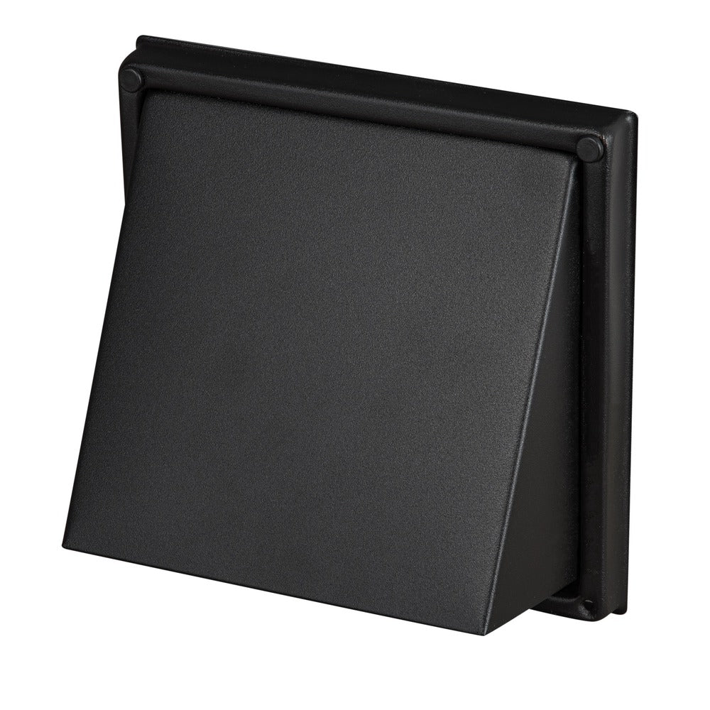 Sanivesk Overdrukrooster RVS Zwart Kap Ø125mm-779885