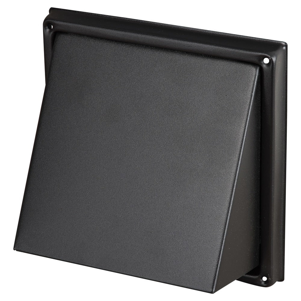Sanivesk Overdrukrooster RVS Zwart Kap Ø150mm-779886