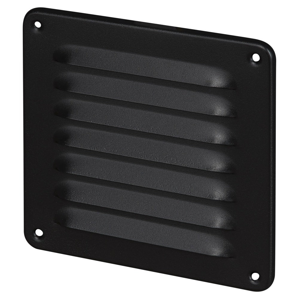 Sanivesk Schoepenrooster Aluminium Mat Zwart 155x155mm-779891