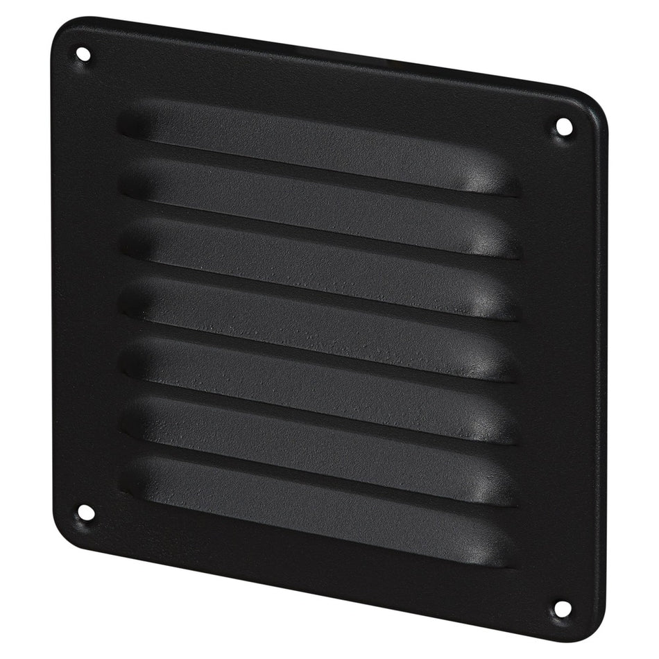 Sanivesk Schoepenrooster Aluminium Mat Zwart 155x155mm-779891