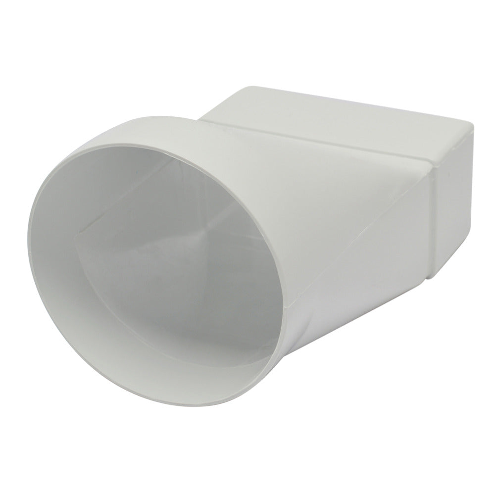 Sanivesk Vlakkanaal Verloopstuk PVC Wit Ø100mm 110x55mm-779942